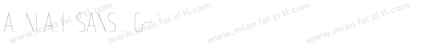 Alineale Sans Light字体转换
